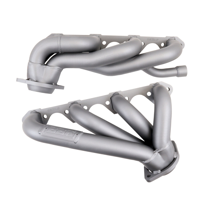 BBK 87-95 Ford F150 Truck 5.8 351 Shorty Unequal Length Exhaust Headers - 1-5/8 Chrome