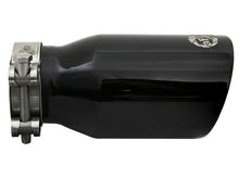 Laden Sie das Bild in den Galerie-Viewer, aFe MACH Force-Xp Universal 409 SS Single-Wall Clamp-On Exhaust Tip - Black