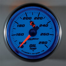 Carica l&#39;immagine nel visualizzatore di Gallery, Autometer C2 52mm 140 - 280 Deg. F Electronic Oil Temp Gauge