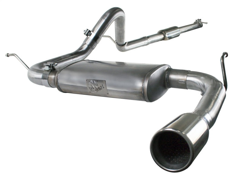 aFe MACHForce XP Exhausts Cat-Back SS-409 EXH CB Jeep Wrangler JK 3.8L 07-11 (4 Dr)