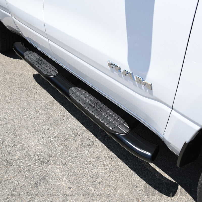 Westin 2019 Ram 1500 Quad Cab (Excl Classic) PRO TRAXX 5 Oval Nerf Step Bars - Black