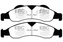 Cargar imagen en el visor de la galería, EBC 07-09 Ford Expedition 5.4 2WD Yellowstuff Front Brake Pads