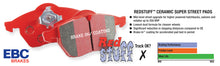 Carica l&#39;immagine nel visualizzatore di Gallery, EBC 08-17 Audi R8 / 04-14 Lamborghini Gallardo Redstuff Rear Brake Pads