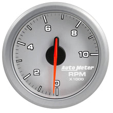 Carica l&#39;immagine nel visualizzatore di Gallery, Autometer Airdrive 2-1/6in Tachometer Gauge 0-10K RMP - Silver