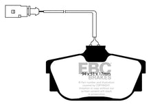 Carica l&#39;immagine nel visualizzatore di Gallery, EBC 00 Volkswagen Eurovan 2.8 (ATE) with Wear Leads Greenstuff Rear Brake Pads