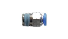 Cargar imagen en el visor de la galería, Vibrant Male Straight Pneumatic Vacuum Fitting (1/8in NPT Thread) for use with 5/32in(4mm) OD tubing