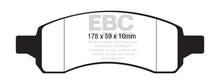 Laden Sie das Bild in den Galerie-Viewer, EBC 08+ Chevrolet Traverse 3.6 Extra Duty Front Brake Pads