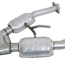 गैलरी व्यूवर में इमेज लोड करें, BBK 94-95 Mustang 5.0 Short Mid X Pipe With Catalytic Converters 2-1/2 For BBK Long Tube Headers