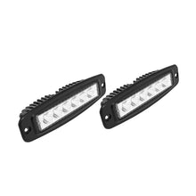 Laden Sie das Bild in den Galerie-Viewer, Westin Single Row 6 x 3W Bridgelux w/terminated wiring (set of 2) - Black