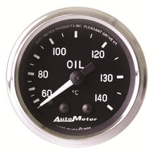 Laden Sie das Bild in den Galerie-Viewer, Autometer Cobra 2 1/16in 60-140 Deg Celcius Mechanical Oil Temperature Gauge