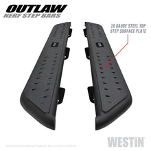 गैलरी व्यूवर में इमेज लोड करें, Westin 14-18 Chevrolet/GMC Silv/Seirra 1500 Double Cab Outlaw Nerf Step Bars