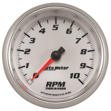 Charger l&#39;image dans la galerie, Autometer Pro-Cycle Gauge Tachometer 3 3/8in 10K Rpm White