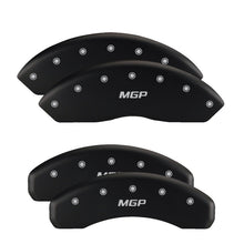 Carica l&#39;immagine nel visualizzatore di Gallery, MGP 4 Caliper Covers Engraved Front &amp; Rear MGP Red finish silver ch