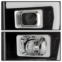 Load image into Gallery viewer, Spyder Ford F-250/F-350/F450 Super Duty 11-16 V2 Projector Headlights - Black (PRO-YD-FS11V2-LB-BK)