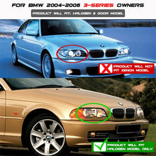 Load image into Gallery viewer, Spyder BMW E46 3-Series 04-06 2 DR Projector Halogen Model- LED Halo Smke PRO-YD-BMWE4604-2DR-HL-SM