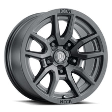 Charger l&#39;image dans la galerie, ICON Vector 5 17x8.5 5x5 -6mm Offset 4.5in BS 71.5mm Bore Satin Black Wheel