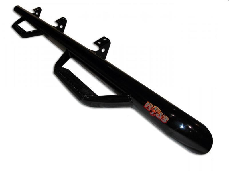 N-Fab Nerf Step 15-17 GMC - Chevy Canyon/Colorado Ext. Cab 6ft Bed - Gloss Black - W2W - 3in