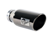 Laden Sie das Bild in den Galerie-Viewer, aFe MACHForce XP Exhausts Tips SS-304 EXH Tip 4In x 6Out x 15L Bolt-On (blk chrome)