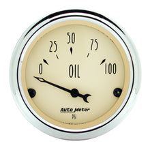 Carica l&#39;immagine nel visualizzatore di Gallery, Autometer Antique Beige 5-Gauge Kit 3-1/8in Electrical Speedometer 190KPH