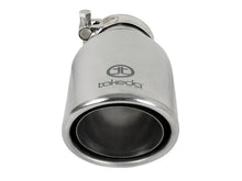 Charger l&#39;image dans la galerie, aFe Takeda 304 Stainless Steel Clamp-On Exhaust Tip 2.5in. Inlet / 4in. Outlet / 8in. L - Polished