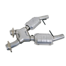 गैलरी व्यूवर में इमेज लोड करें, BBK 96-98 Mustang 4.6 GT High Flow X Pipe With Catalytic Converters - 2-1/2