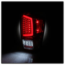 Carica l&#39;immagine nel visualizzatore di Gallery, xTune 16-18 Toyota Tacoma Light Bar LED Tail Lights - Chrome (ALT-JH-TTA16-LBLED-C)