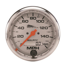 Charger l&#39;image dans la galerie, Autometer Pro-Cycle Gauge Speedo 3 3/4in 160 Mph Elec Silver