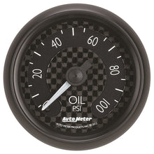 Laden Sie das Bild in den Galerie-Viewer, Autometer GT Series 52mm Mechanical 0-100 psi Oil Pressure Gauge