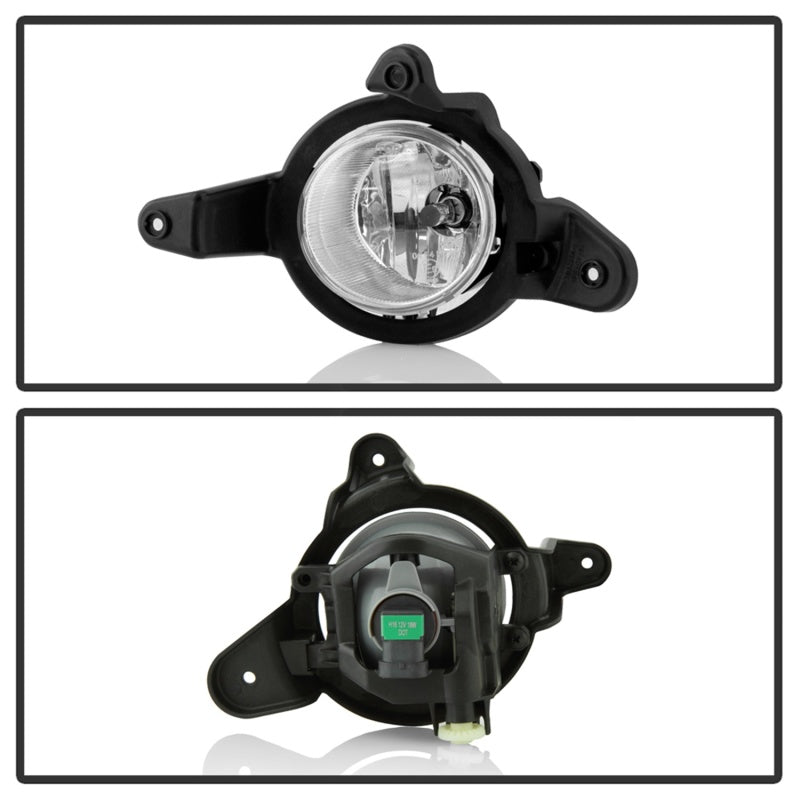 Spyder Toyota C-HR 2017-2019 OEM Style Fog Lights w/OEM Fit Switch- H16 (Included) - Clear