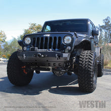 गैलरी व्यूवर में इमेज लोड करें, Westin 07-18 Jeep Wrangler JK WJ2 Stubby Front Bumper - Tex. Blk