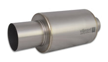 Cargar imagen en el visor de la galería, Vibrant Titanium Muffler w/Straight Cut Natural Tip 2.5in. Inlet / 2.5in. Outlet