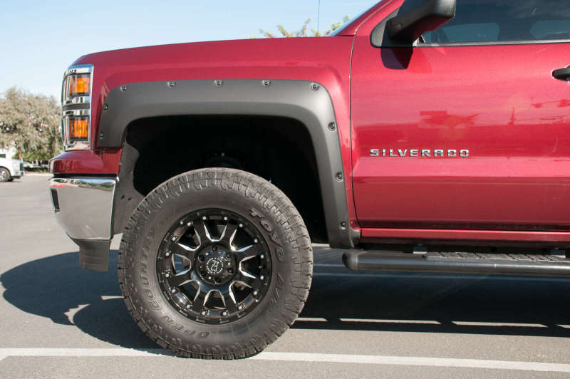 EGR 14+ Chev Silverado 5ft Bed Bolt-On Look Fender Flares - Set - Matte (791675)