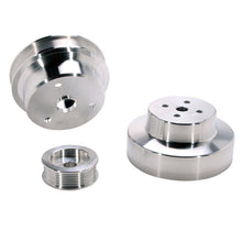 Laden Sie das Bild in den Galerie-Viewer, BBK 88-95 GM Truck 4.3 5.0 5.7 Underdrive Pulley Kit - Lightweight CNC Billet Aluminum (3pc)