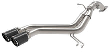 Charger l&#39;image dans la galerie, aFe Takeda 13-17 Hyundai L4-1.6L 2-1/2in 304 SS Axle-Back Exhaust w/ Carbon Fiber Tips