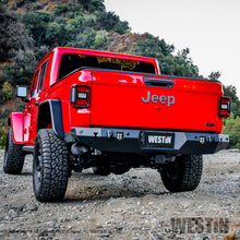 Laden Sie das Bild in den Galerie-Viewer, Westin 2020 Jeep Gladiator w/Sensors WJ2 Rear Bumper w/Sensor - Textured Black