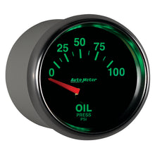 Carica l&#39;immagine nel visualizzatore di Gallery, Autometer GS 0-100 PSI Short Sweep Electronic Oil Pressure Gauge