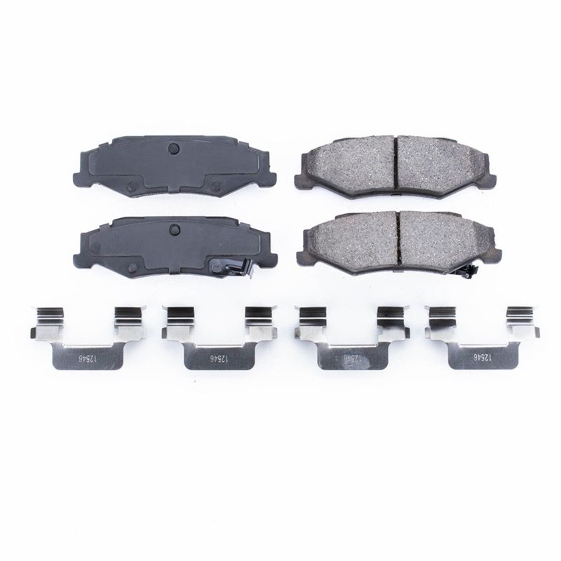 Power Stop 04-09 Cadillac XLR Rear Z17 Evolution Ceramic Brake Pads w/Hardware