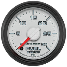 Laden Sie das Bild in den Galerie-Viewer, Autometer Factory Match 52.4mm Full Sweep Electronic 0-30 PSI Fuel Pressure Gauge