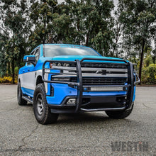 गैलरी व्यूवर में इमेज लोड करें, Westin 19-21 Chevy 1500 Sportsman X Grille Guard - Textured Black (Excl. 2019 Silverado LD)