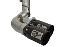 Carica l&#39;immagine nel visualizzatore di Gallery, aFe Victory Series 4in 409-SS DPF-Back Exhaust w/ Dual Black Tips 2017 GM Duramax V8-6.6L(td) L5P