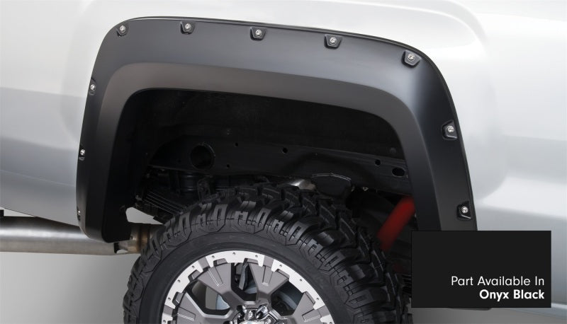 Bushwacker 16-18 GMC Sierra 1500 Pocket Style Flares 4pc - Onyx Black