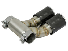 Carica l&#39;immagine nel visualizzatore di Gallery, aFe Power 13-14 Porsche Cayman S / Boxster S Carbon Fiber Exhaust Tip Upgrade