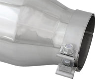 Cargar imagen en el visor de la galería, aFe Diesel Exhaust Tip Bolt On Polished 4in Inlet x 6in Outlet x 15in Long