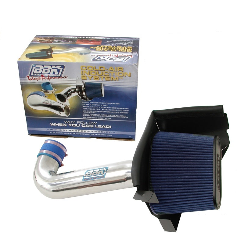 BBK 05-15 Charger Challenger 5.7 6.1 Cold Air Intake Kit - Chrome Finish