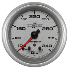 Cargar imagen en el visor de la galería, Autometer Ultra-Lite II 2-5/8in 340 Deg F Stepper Motor w/ Peak &amp; Warn Oil Temp Gauge