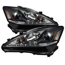 गैलरी व्यूवर में इमेज लोड करें, Spyder Lexus IS 250/350 2006-2010 Projector Headlights DRL Black PRO-YD-LIS06-DRL-BK