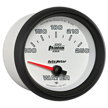 Carica l&#39;immagine nel visualizzatore di Gallery, Autometer Phantom II 2-5/8in 100-250 Degrees F Electrical Water Temperature Gauge