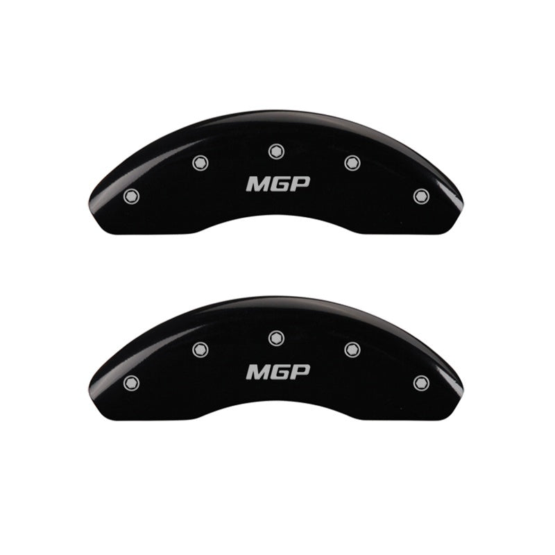 MGP 2 Caliper Covers Engraved Front MGP Black Finish Silver Char 2018 Ram Promaster City