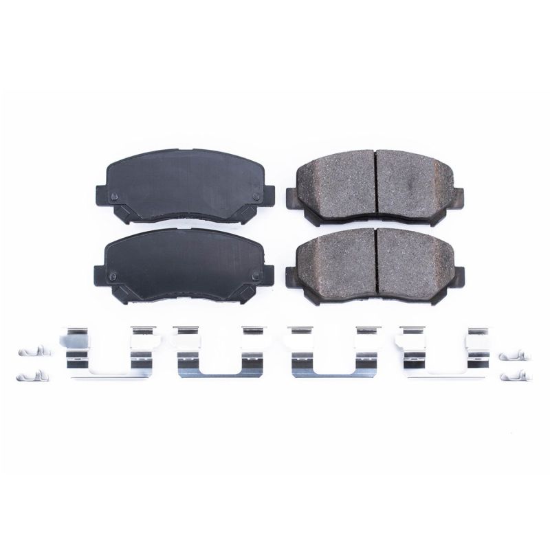 Power Stop 15-17 Chrysler 200 Front Z17 Evolution Ceramic Brake Pads w/Hardware