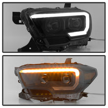 गैलरी व्यूवर में इमेज लोड करें, xTune 16-18 Toyota Tacoma SR/SR5 DRL Proj Headlights w/Turn Signal - Blk Smk (PRO-JH-TTA16-SR-BSM)